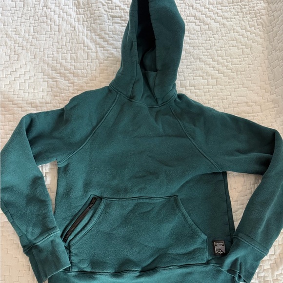 oiselle Tops - oiselle Teal Green Fleece Hoodie